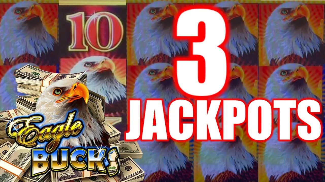 🦅 Old School High Limit Slots 🦅 $45 Max Bet Triple Eagle Jackpots + Eagle Bucks & Wild Life