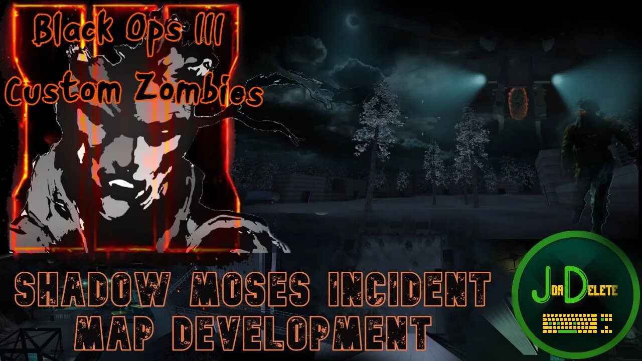 Black Ops III Custom Zombies Map Development - Shadow Moses Incident (SnowField / Blast Furnace))