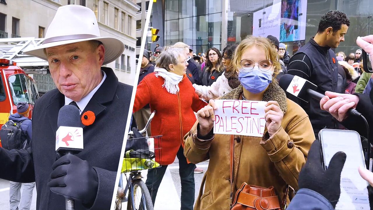 Despicable! Pro-Hamas demonstrator disrupts Toronto’s Remembrance Day ceremony