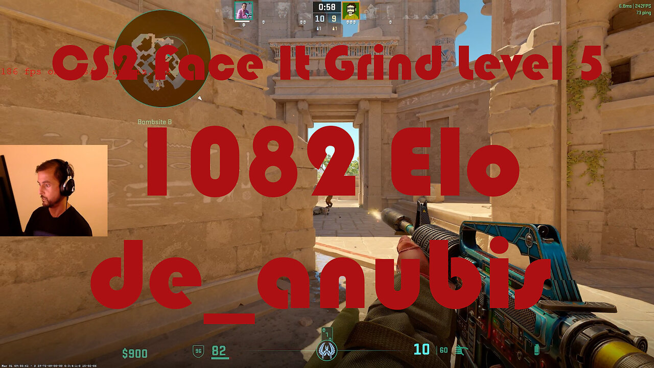 CS2 Face-It Grind - Face-It Level 5 - 1082 Elo - de_anubis