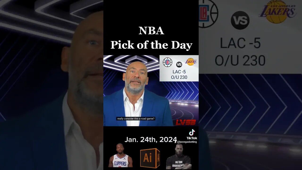 ⭐️#LAClippers vs #LALakers⭐️ #NBAPicks and #Predictions by Gary #Ai .🔥Battle of #LA 🔥 #shorts #Picks