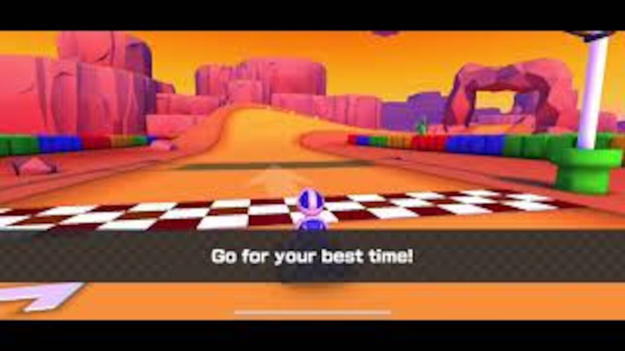 Mario Kart Tour - Fire Bro Cup Challenge: Time Trial Gameplay