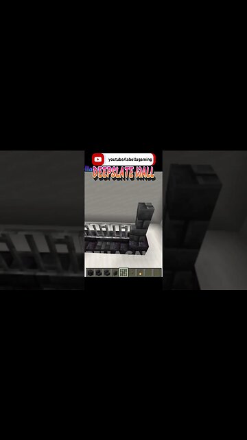 Deepslate and Iron Wall | Minecraft