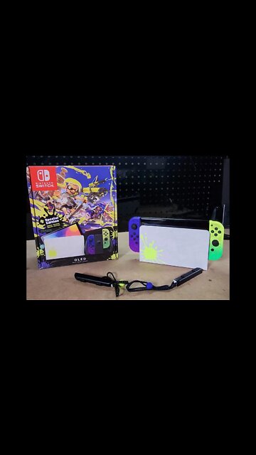 Splatoon 3 Limited Edition OLED Nintendo Switch Console #shorts #splatoon3