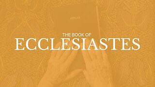 Ecclesiastes 11