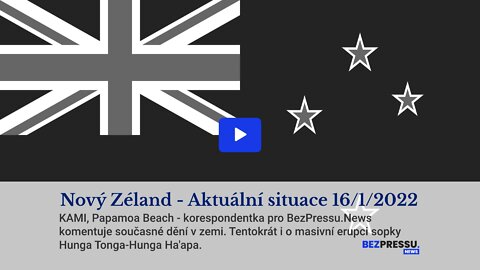 Nový Zéland - Aktuální situace 6/1/2022