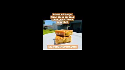 Turmeric and Ginger super bar soap skin treat