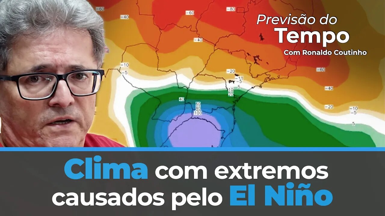 Clima com extremos causados pelo El Niño neste segundo semestre.Chuva e tempo seco?
