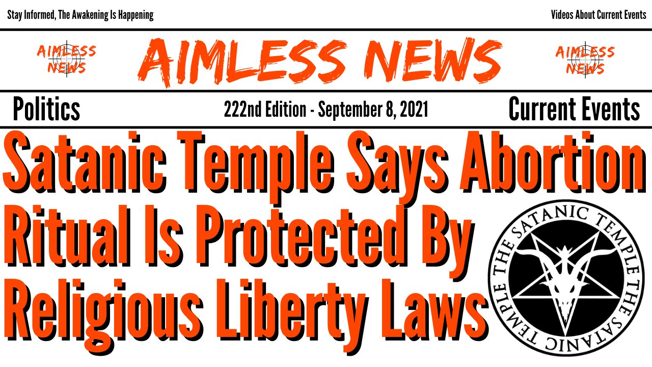 Satanic Temple Says Abortion Ritual Is Protected By Religious Liberty Laws, Liberals Support It