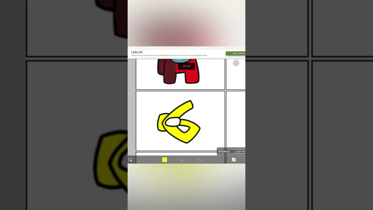 Drawing Alphabet Lore but Everyone is Sus | G #shorts