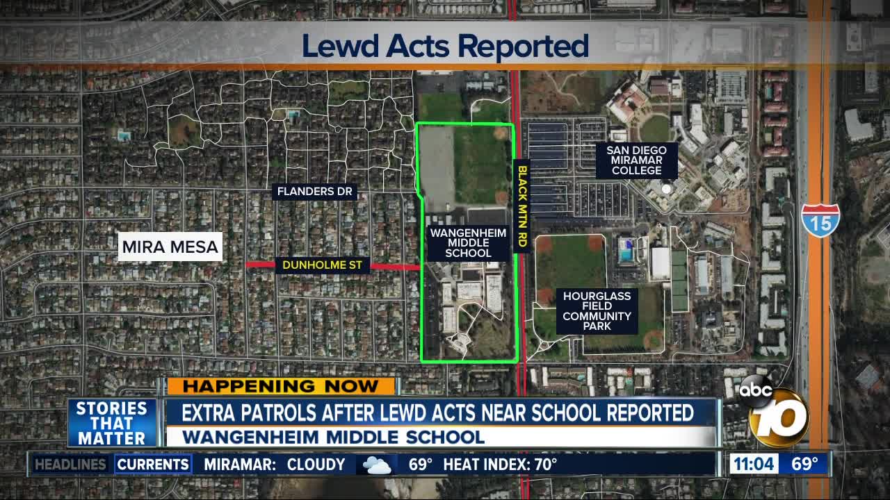 Parents react to reports of lewd acts near Mira Mesa school