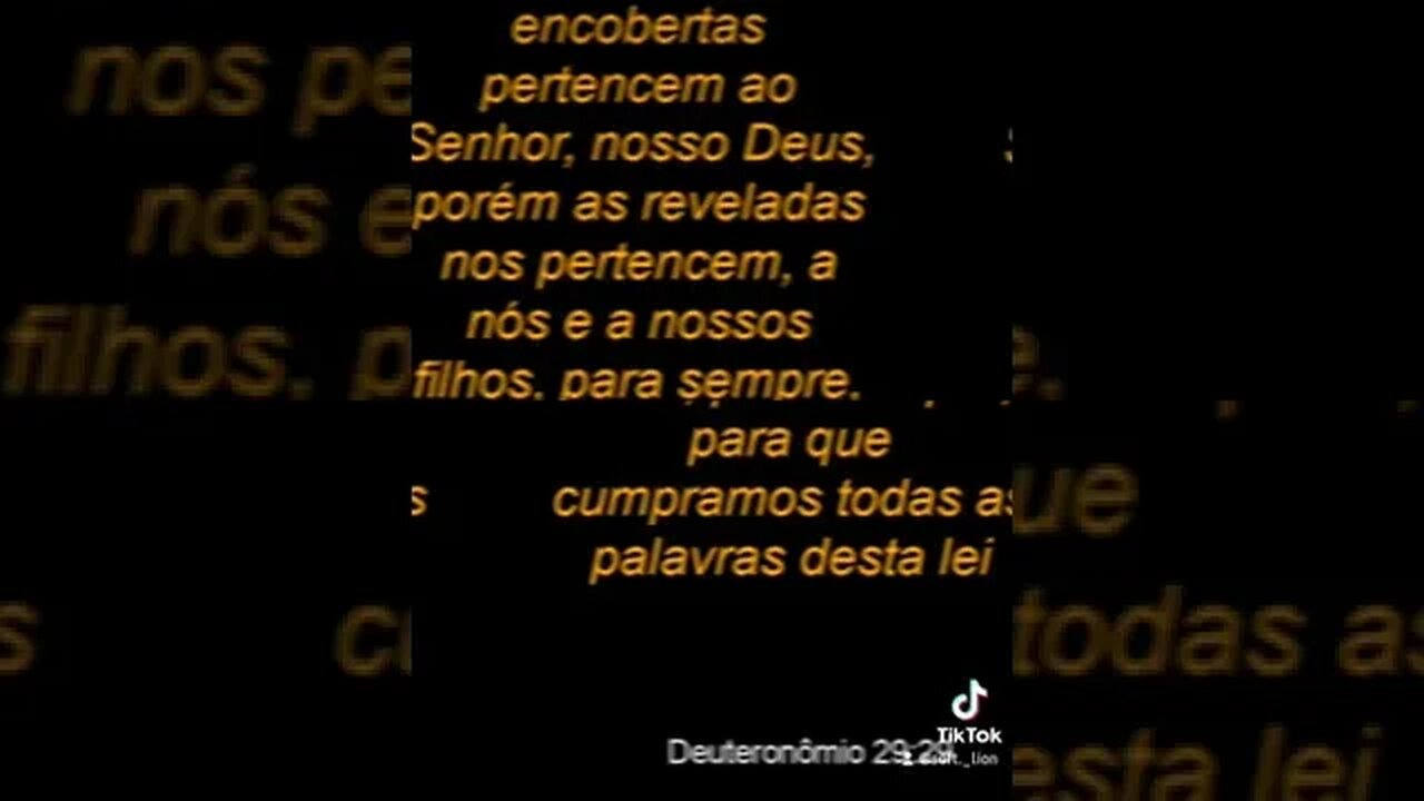 Deuteronômio 29:29