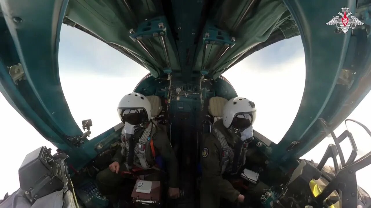 MoD Russia: Round-the-clock mission: Russia’s Su-34 aircraft in action within the SMO.