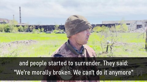 Ukrainian soldier says he was ordered to surrender, morale low because of constant shelling, no ammo