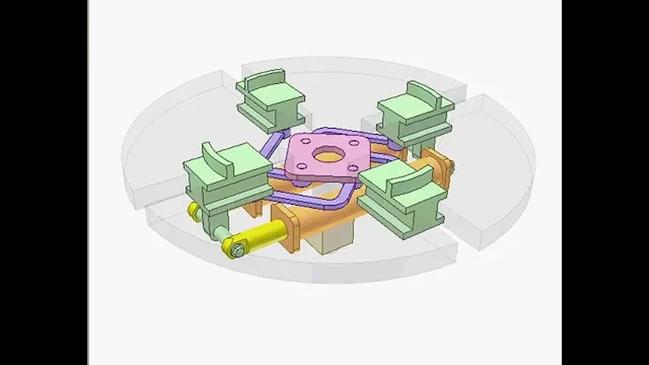 2525 Four jaw self centering chuck 1