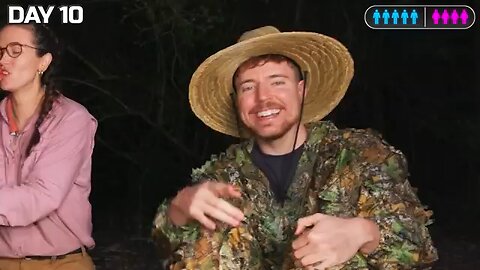 Man us women survive the wilderness for $500,000 Mr beast