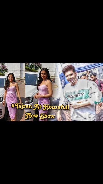 Tejaswi Prakash Arrives BF With Karan Kundra At New Show Entertainment Ki Raat Housefull