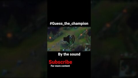 Guess the champion - League of legends | ep 2 #shorts #guess_the_champion #leagueoflegends