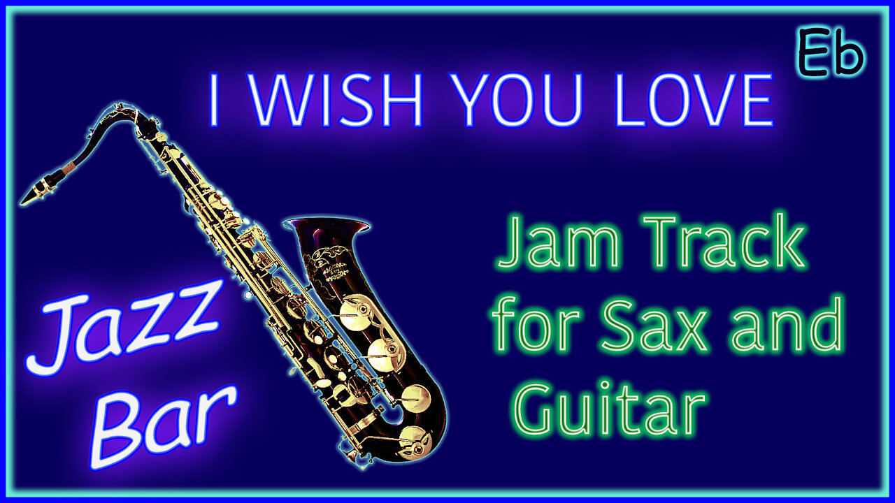 423 SMOOTH JAZZ Backing Track in Eb for SAX and GUITAR