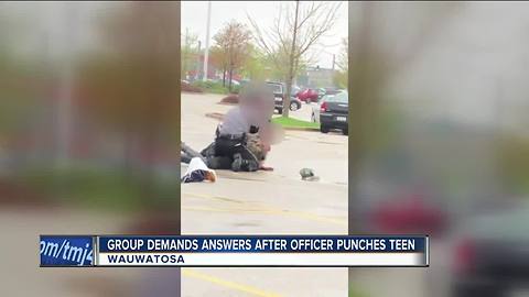 Milwaukee Black Panthers demand answers after Tosa Police Officer punches teen in video