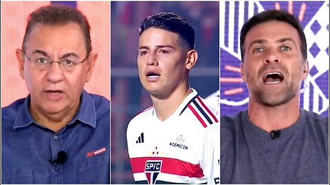 "Cara, o James PERDEU MAIS UM PÊNALTI, e EU FALO: pra mim, ele..." Astro do São Paulo PROVOCA DEBATE