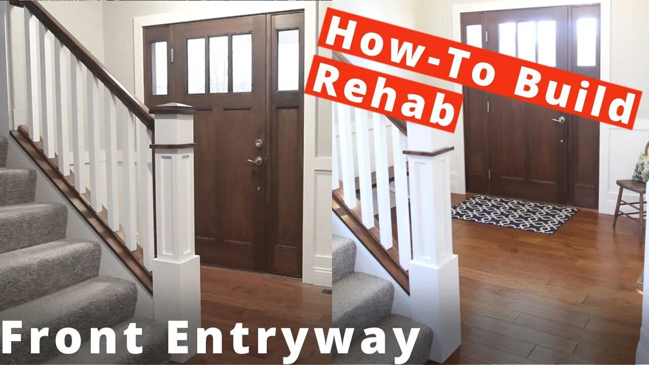 How I Rehab a Front Entryway and Porch That My Builder Messed Up!
