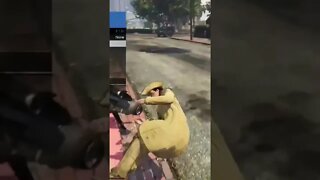 Dumb GTA Player Takes a Bad Tumble #gta5 #online #dumb