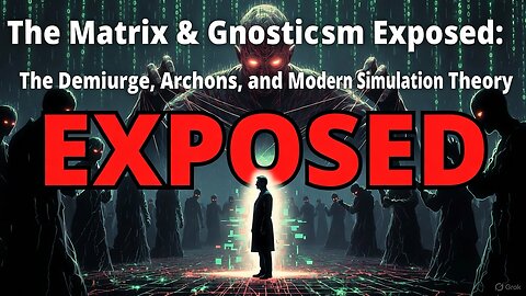 The Matrix & Gnosticism Exposed: The Demiurge, Archons, and Modern Simulation Theory