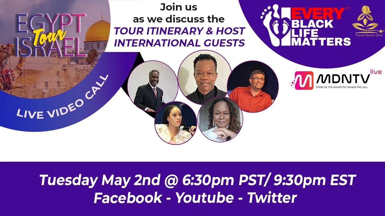 Live Video Call - Leadership Summit @ Egypt/Israel Tour