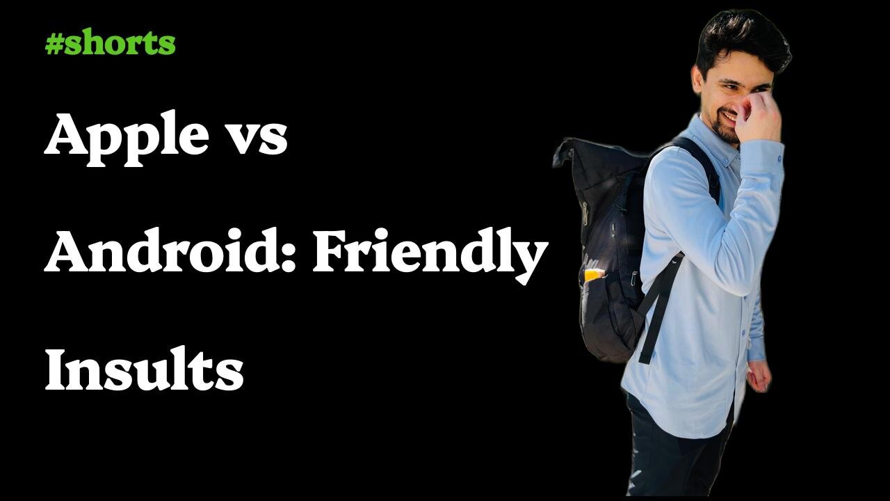 Apple vs Android: Friendly Insults #shorts #programming #funny