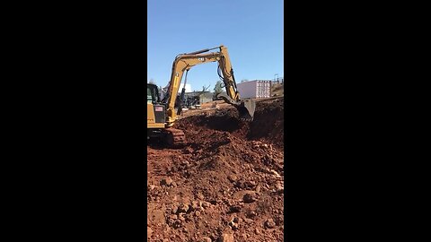 CAT Excavator + Bobcat Grading SLOPES for Greenhouses DIY in 4D