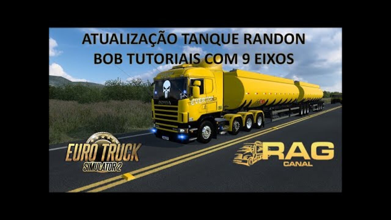 Atualização: Tanque Randon Bob Tutoriais - Agora com 9 Eixos