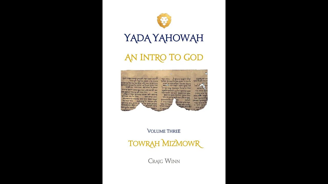 YYItGV3C12 An Intro to God Towrah Mizmowr Towrahs Song Malaky My Messenger The Last Prophet