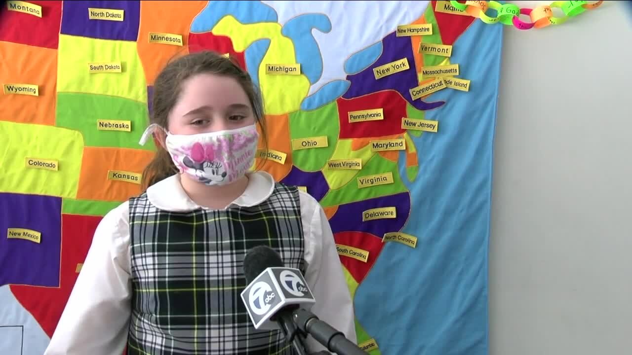 Archbishop Walsh and Southern Tier Catholic School celebrates 100 days of in-person instruction