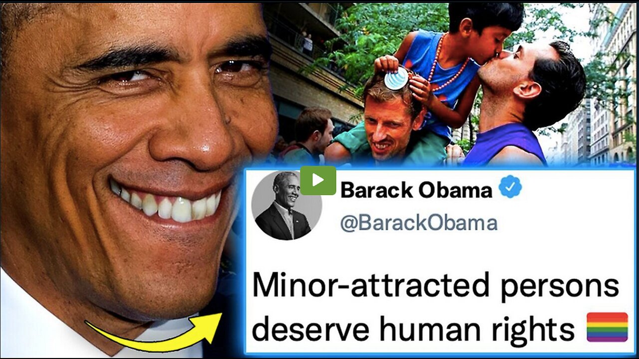 Barack Obama ha affermato che i pedofili 🏳️‍🌈,che vengono chiamate persone attratte dai minori per non offenderli nel linguaggio dem MA UN PEDOFILO RICORDO CHE è SEMPRE UN PEDOFILO CON PROBELMI MENTALI,hanno gli stessi diritti umani degli altri