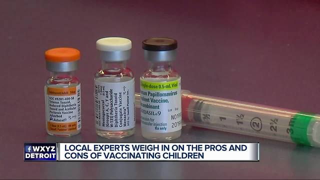 Metro Detroit experts weigh in on the pros and cons of vaccinating children