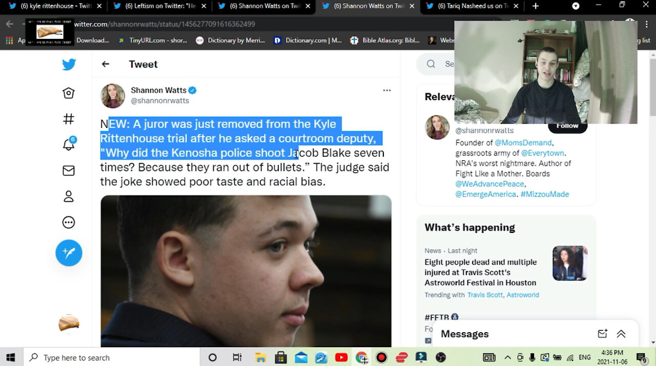 Kyle Rittenhouse Trial & Social Liberal Insanity On Twitter