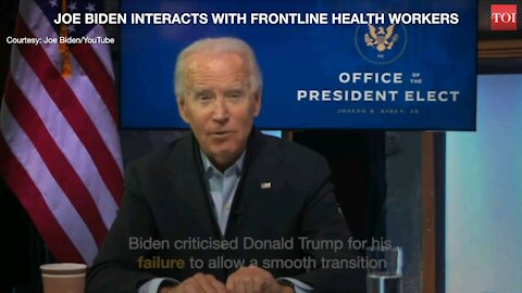 IT'S TRUMP FAULT( SAYS BIDEN)