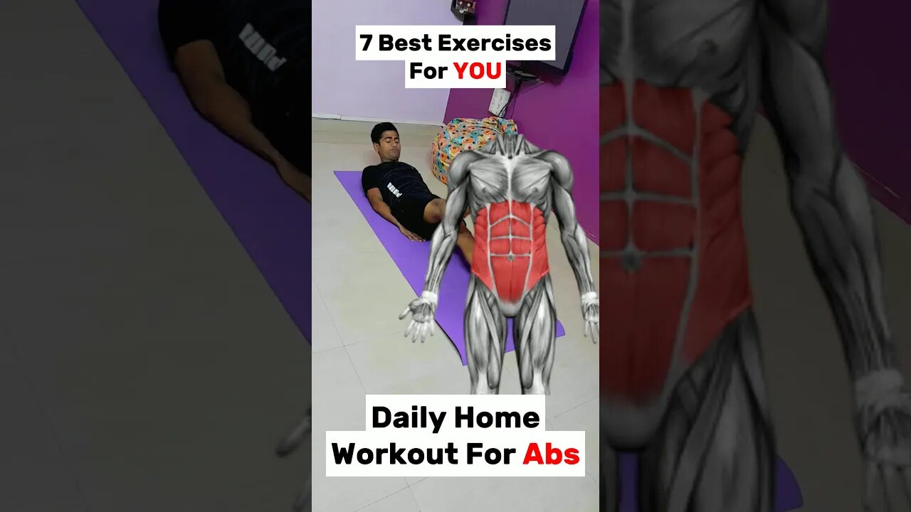 Abs workout at home | abs workout for daily routine. Read Description