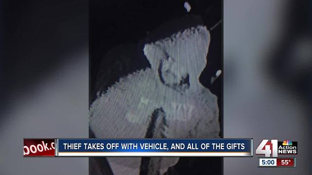 Family car stolen with Christmas presents for 9 children inside