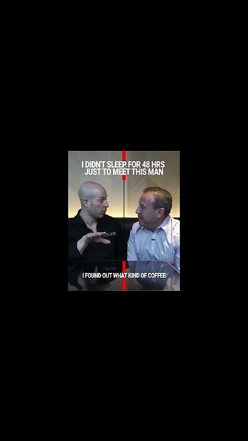 I didn't sleep for 48HRS just to meet this man