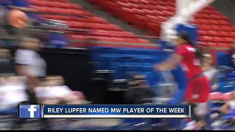 Riley Lupfer earns 2nd MW POW Honor