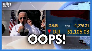 Watch Fox's Perfect Response to Biden's Celebrating as Market Crashes | DM CLIPS | Rubin Report