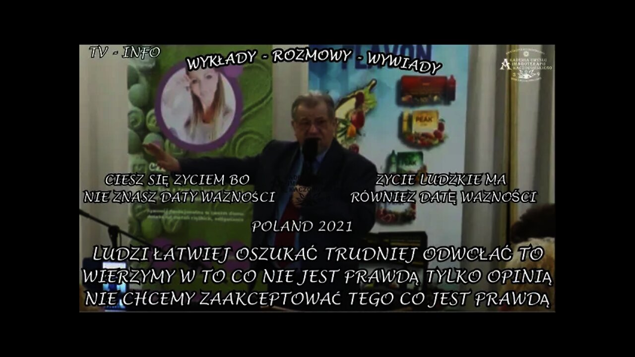 CZŁOWIEK MA DATĘ WAŻNOŚCI ŻYCIA, LUDZI ŁATWIEJ OSZUKAĆ, ZAŚ TRUDNIEJ ODWOŁAĆ KŁAMSTWO /2021© TV INFO