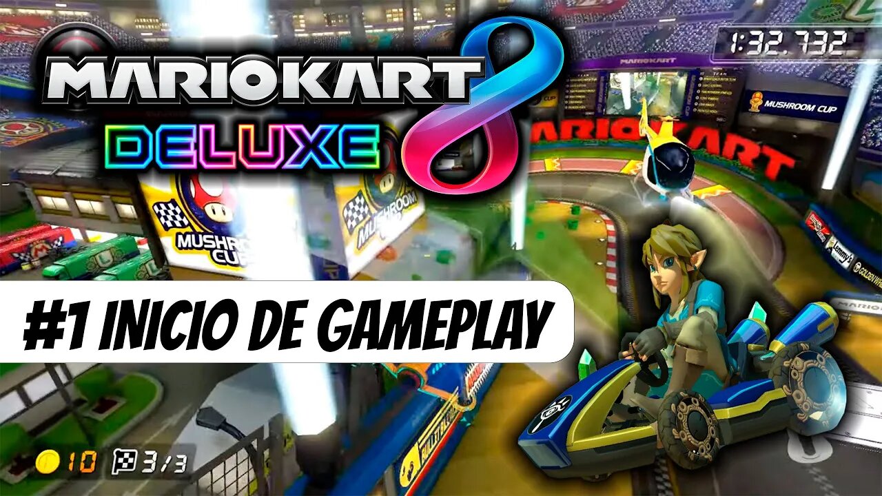 Iniciando o Mario Kart 8 deluxe