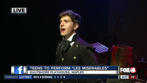 Teens perform "Les Mis" at Gulfshore Playhouse in Naples