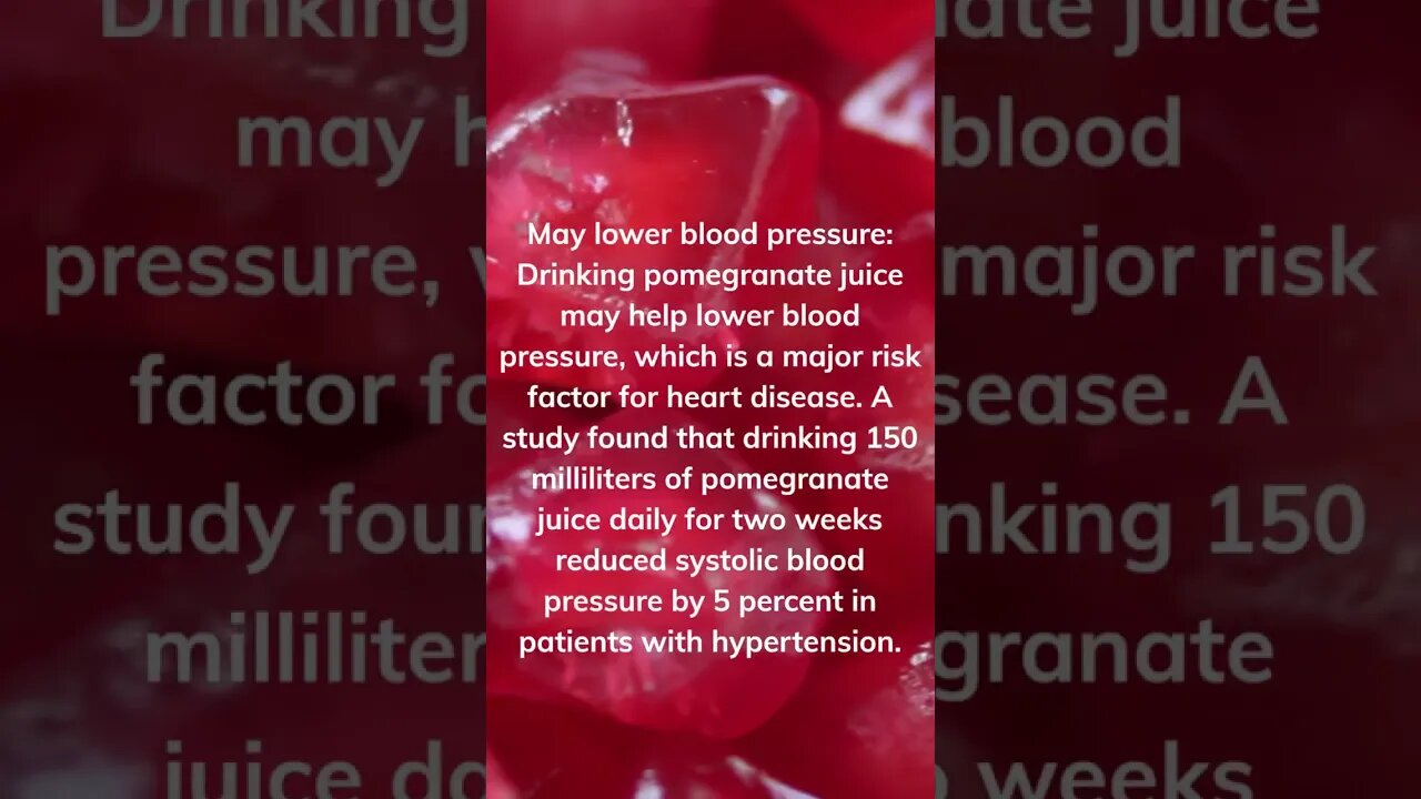 Unbelievable Health Benefits of Eating POMEGRANATES - You Won't Believe #shorts