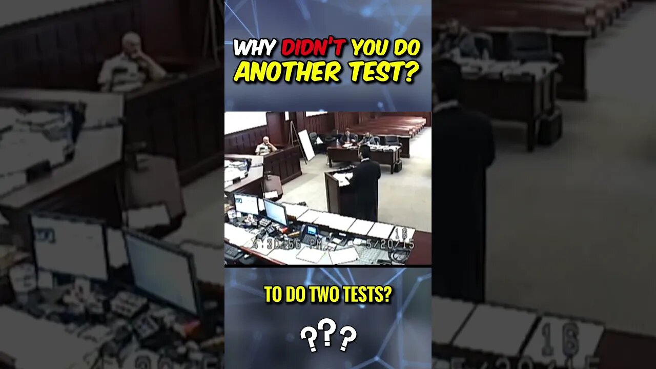 Why DIDN'T YOU do ANOTHER TEST?