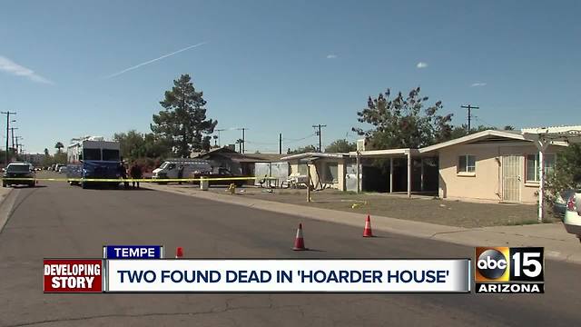 Two found dead in 'hoarder house' in Tempe