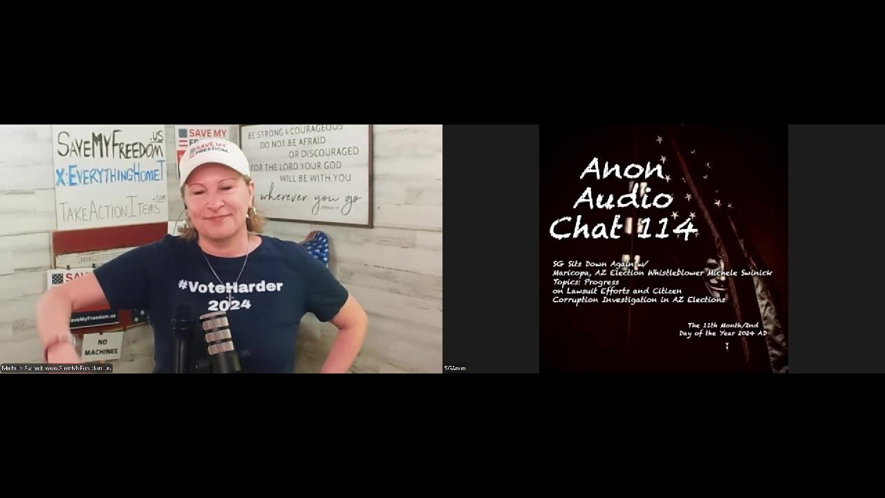 (11-2-2024) - SG Sits Down Again w- AZ Elections Whistleblower Michele Swinic